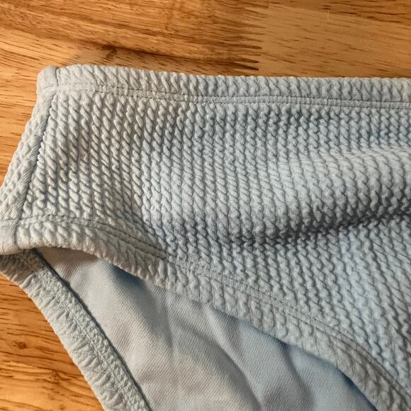 Wild Fable Women's Plus Size Light Blue Textured Bikini Bottom - Size X - NWT - Picture 6 of 7